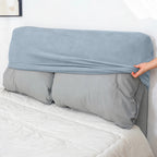Sky Blue · Stretch-Fit Bed Headboard Cover