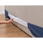Slate Blue · Stretch-Fit Bed Frame Cover