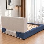 Slate Blue · Stretch-Fit Bed Frame Cover