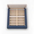 Slate Blue · Stretch-Fit Bed Frame Cover