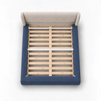 Slate Blue · Stretch-Fit Bed Frame Cover
