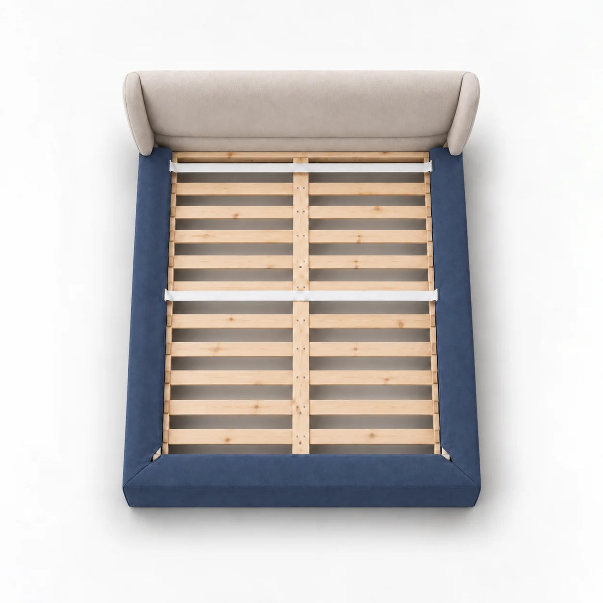 Slate Blue · Stretch-Fit Bed Frame Cover