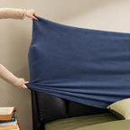 Slate Blue · Stretch-Fit Bed Headboard Cover