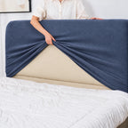 Slate Blue · Stretch-Fit Bed Headboard Cover