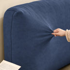 Slate Blue · Stretch-Fit Bed Headboard Cover