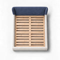 Slate Blue · Stretch-Fit Bed Headboard Cover