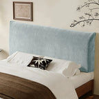 Herringbone Chenille Stretch-Fit Bed Headboard Cover