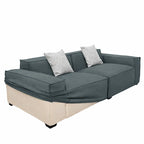 Smoky Gray WB PBV2042 - 16 | Sofa Slipcover