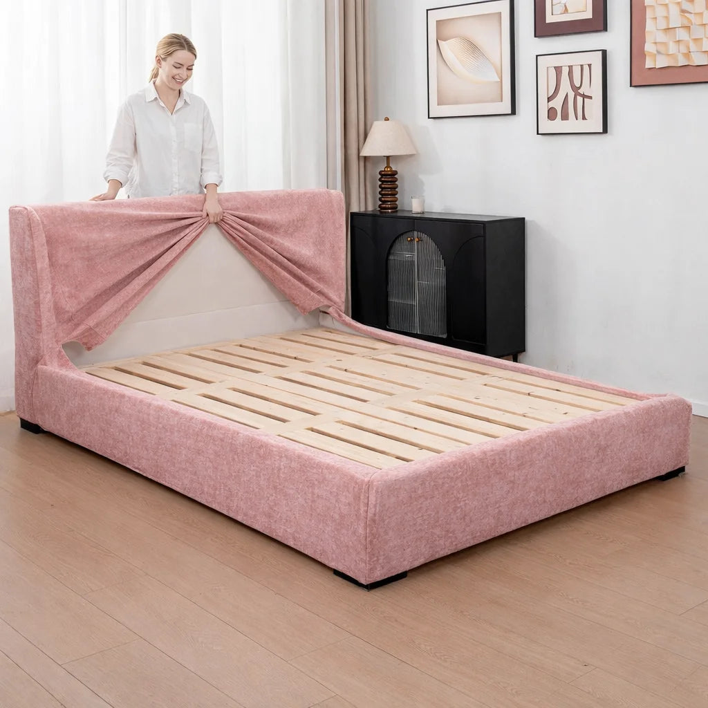 Soft Blush WX818 - 19 | Bed Frame Cover