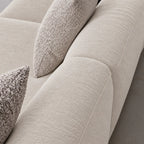 Custom Sofa Slipcover — Luna · Soft Linen