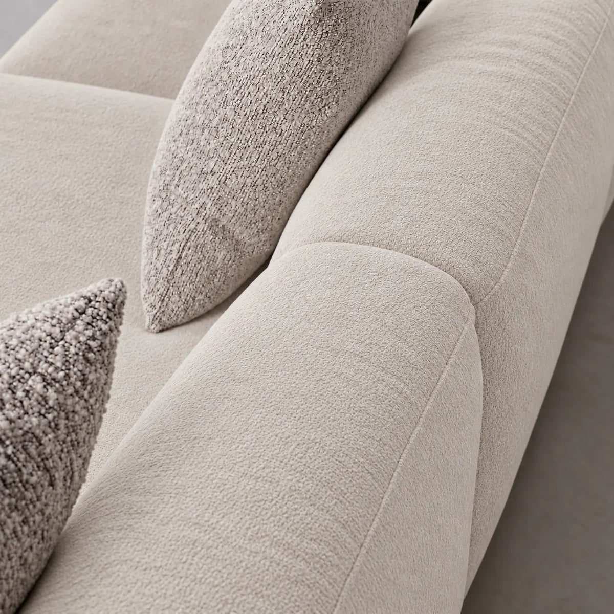 Custom Sofa Slipcover — Luna · Soft Linen