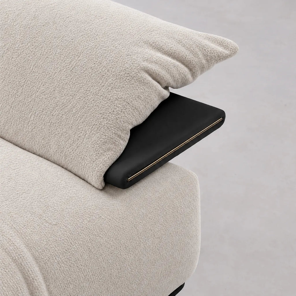 Custom Sofa Slipcover — Luna · Soft Linen