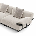 Custom Sofa Slipcover — Luna · Soft Linen