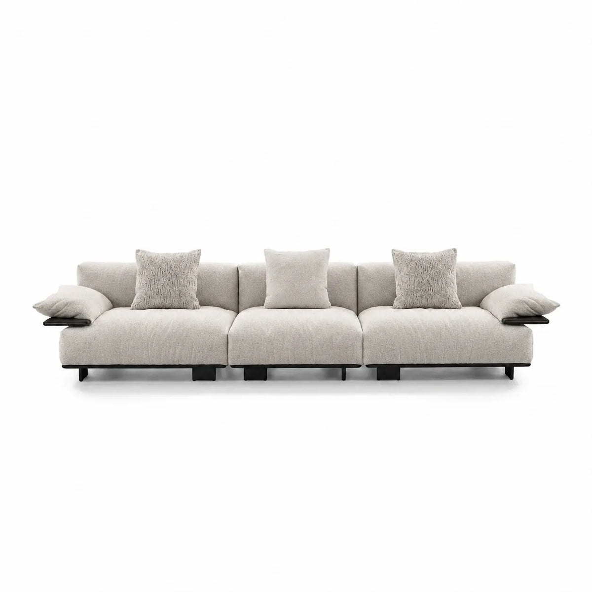 Custom Sofa Slipcover — Luna · Soft Linen