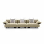 Custom Sofa Slipcover — Luna · Spring Bud