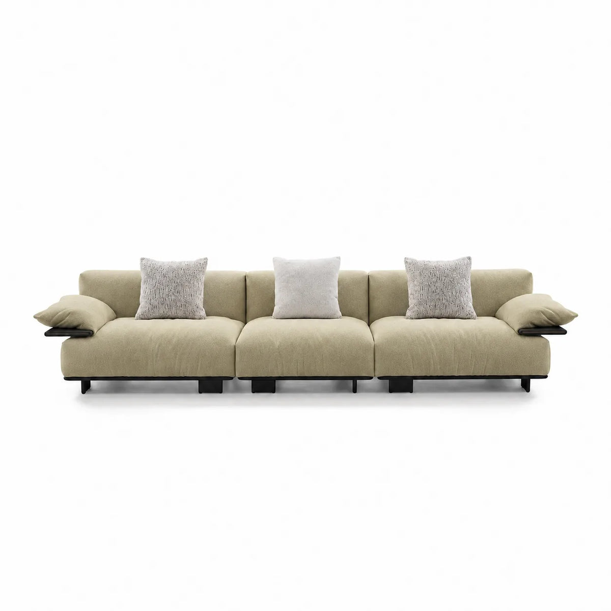Custom Sofa Slipcover — Luna · Spring Bud