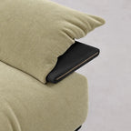 Custom Sofa Slipcover — Luna · Spring Bud