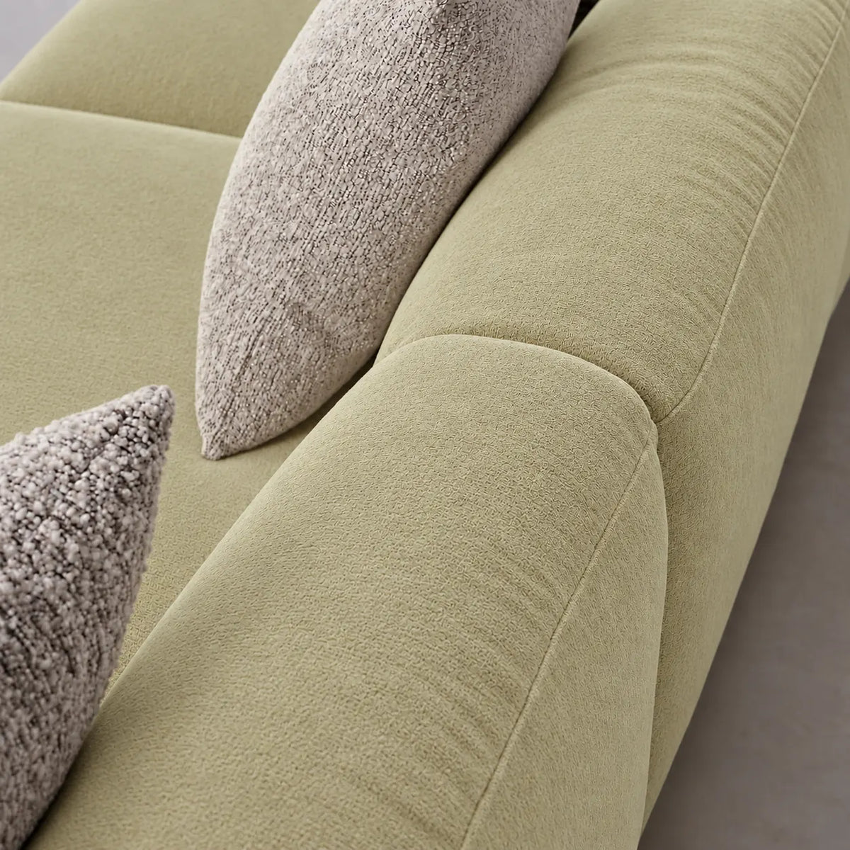 Custom Sofa Slipcover — Luna · Spring Bud