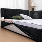 Steel Gunmetal WX818 - 17 | Bed Frame Cover