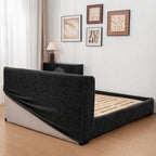 Steel Gunmetal WX818 - 17 | Bed Frame Cover