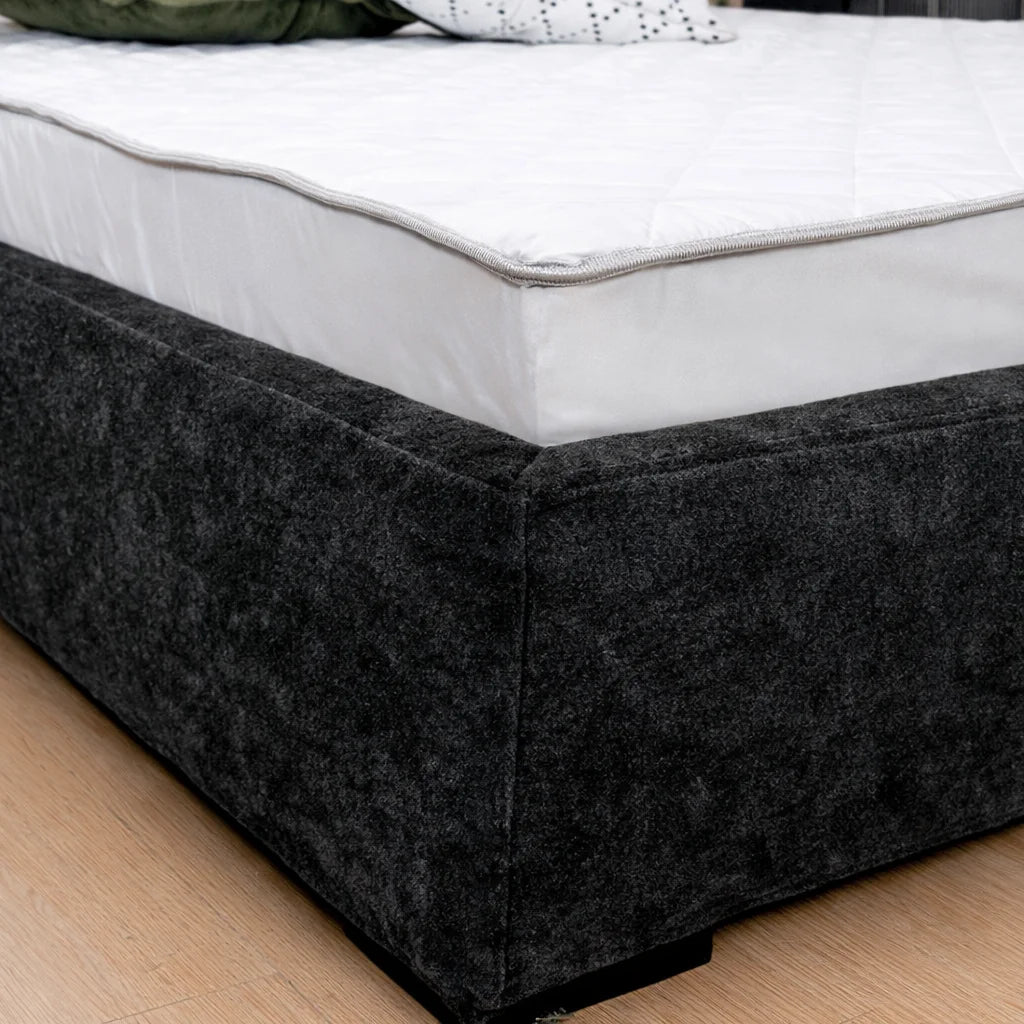 Steel Gunmetal WX818 - 17 | Bed Frame Cover