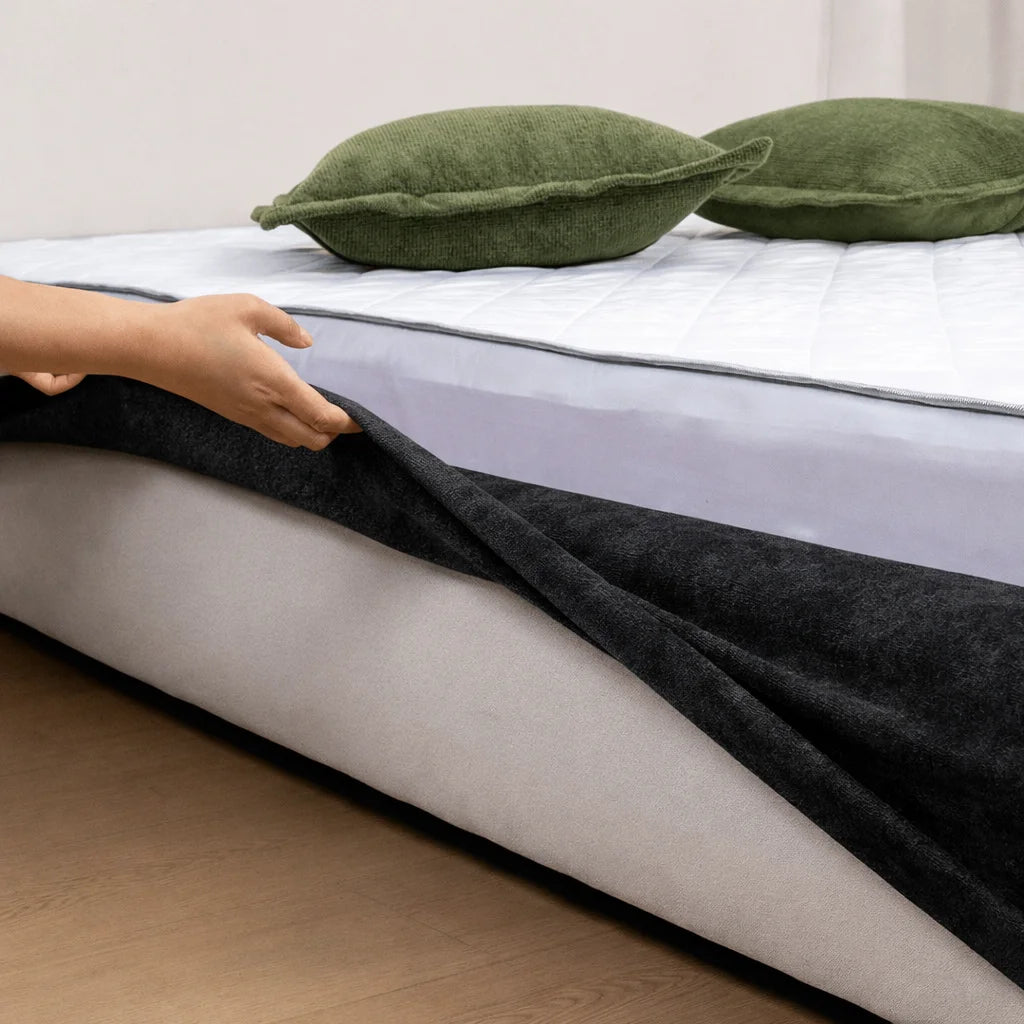 Steel Gunmetal WX818 - 17 | Bed Skirt