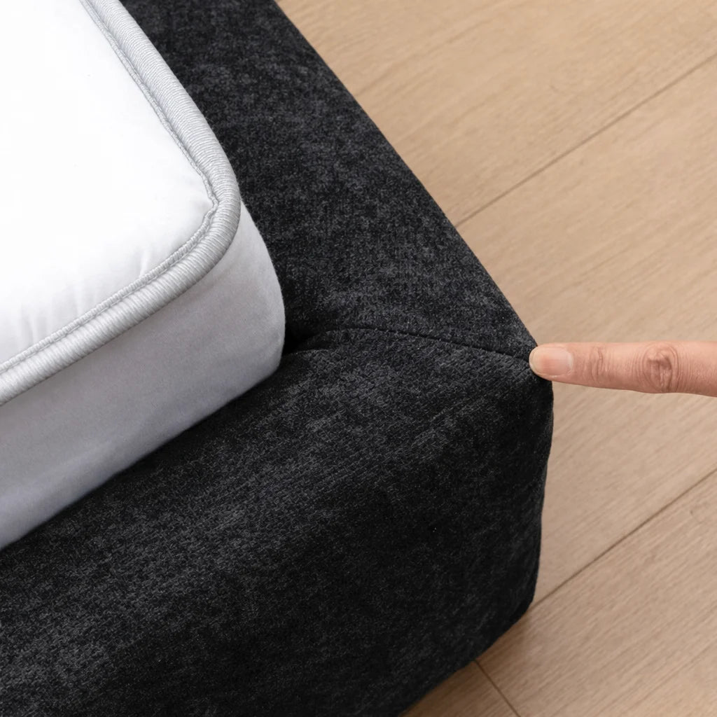 Steel Gunmetal WX818 - 17 | Bed Skirt