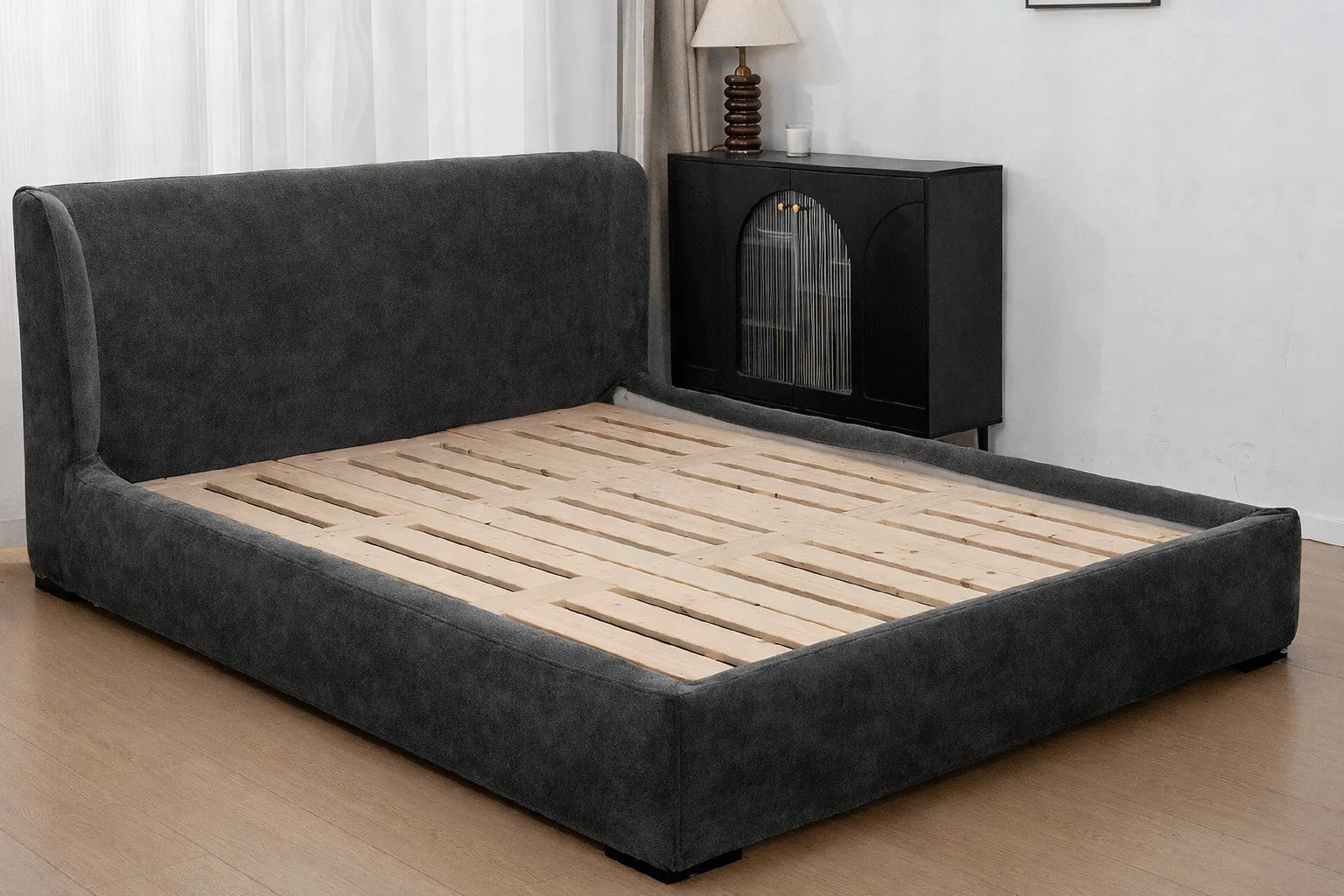 Stone Mink Luna - 18 | Bed Frame Cover