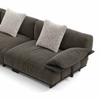 Custom Sofa Slipcover — Luna · Stone Mink