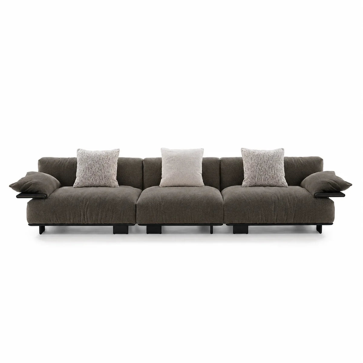 Custom Sofa Slipcover — Luna · Stone Mink