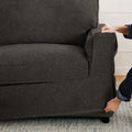 Stone Mink Luna-18 custom sofa slipcover
