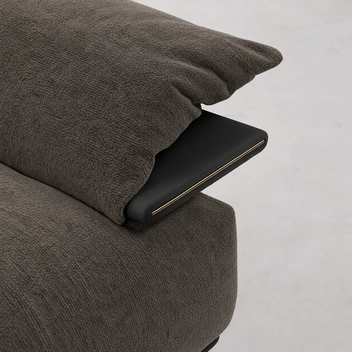 Custom Sofa Slipcover — Luna · Stone Mink