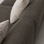 Custom Sofa Slipcover — Luna · Stone Mink