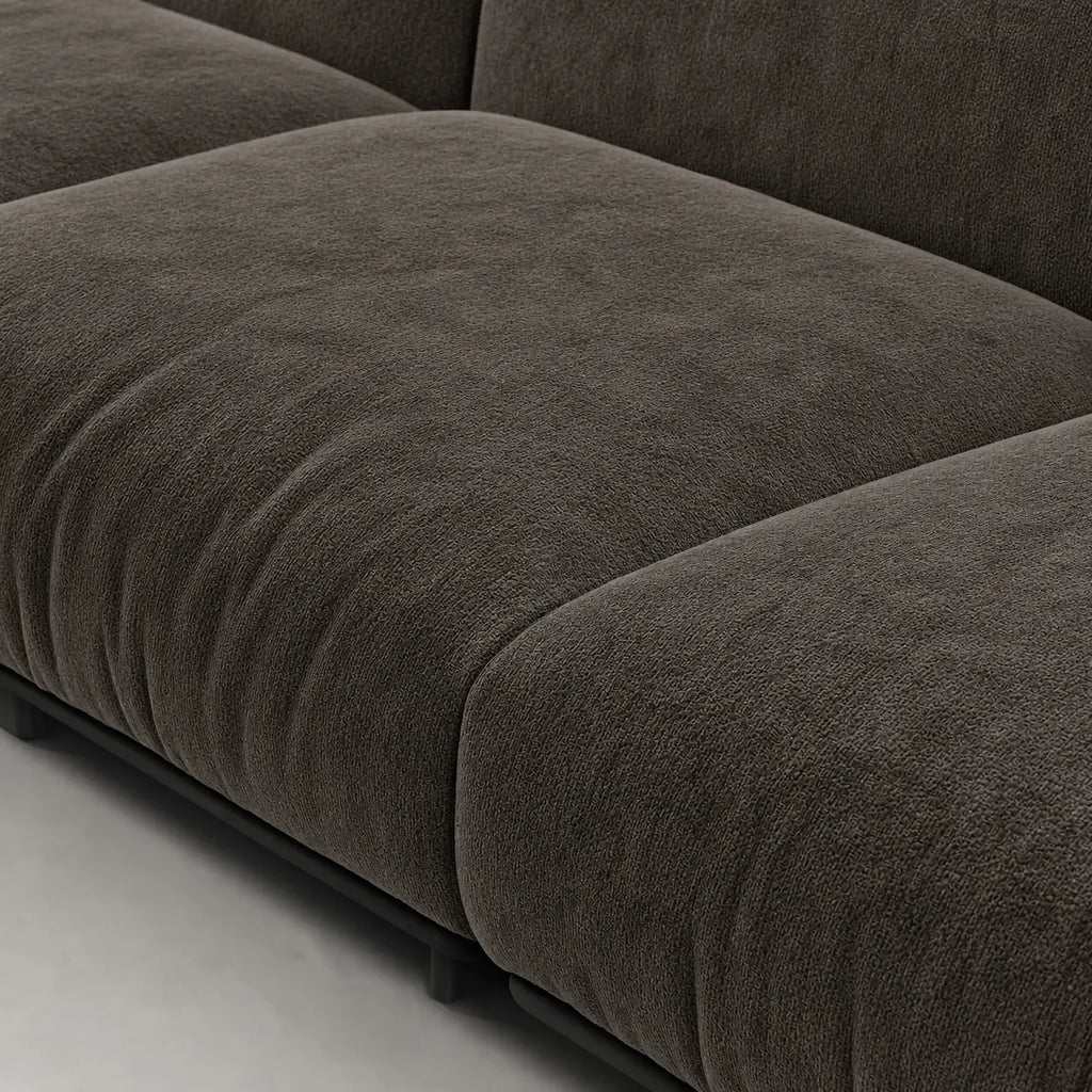Custom Sofa Slipcover — Luna · Stone Mink