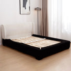 Stretch-Fit Inset Bed Frame Cover · Elastic Bands + Back Elastic
