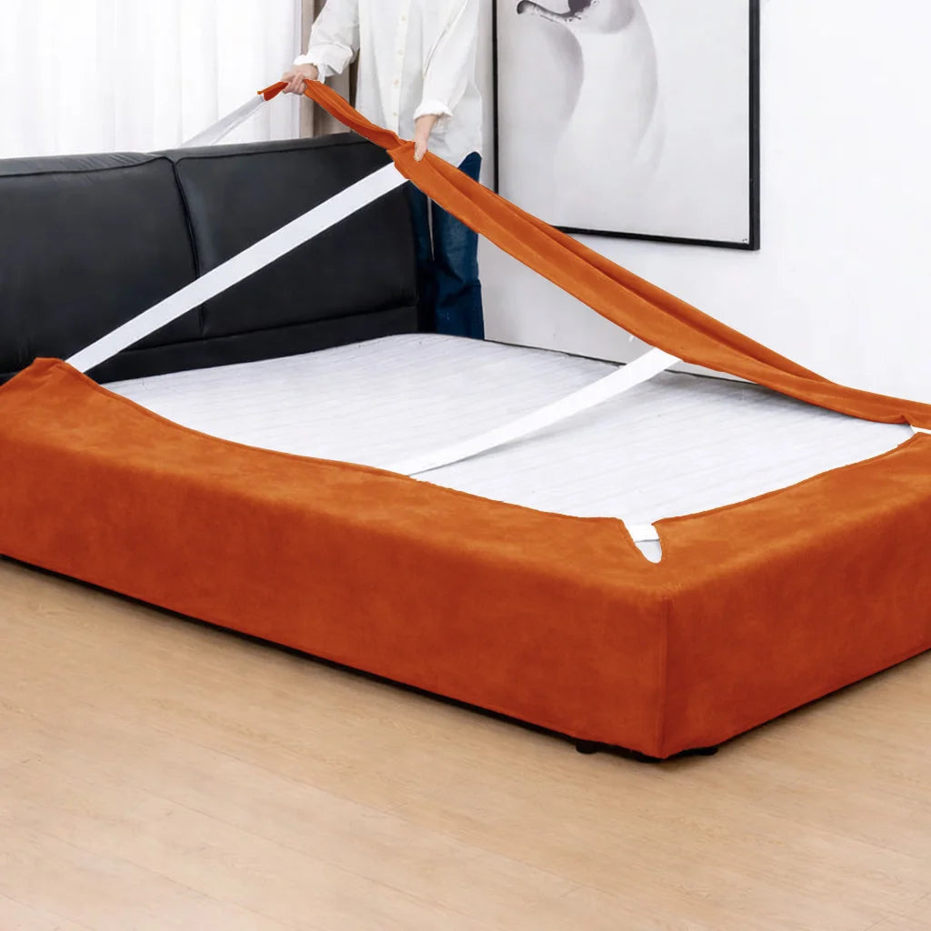 Tangerine Red WB PBV2042 - 29 | Bed Frame Cover