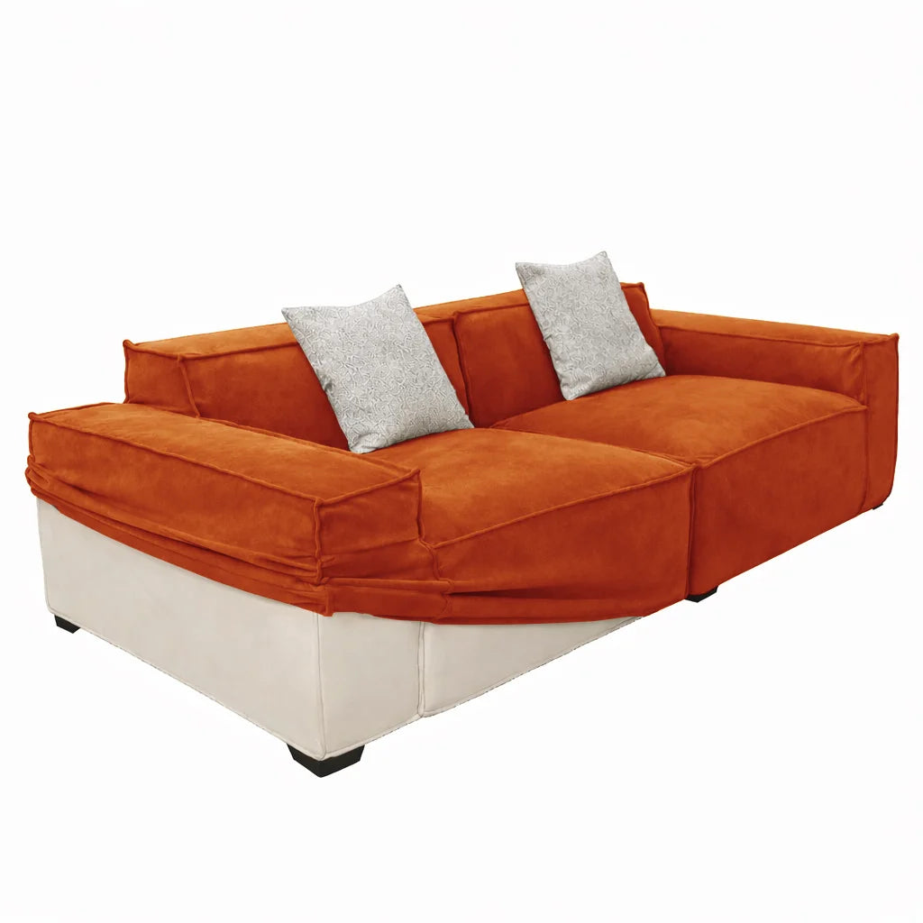 Tangerine Red WB PBV2042 - 29 | Sofa Slipcover