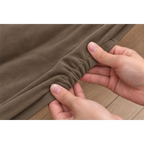 Taupe · Stretch-Fit Bed Frame Cover