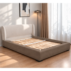 Taupe · Stretch-Fit Bed Frame Cover