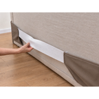 Taupe · Stretch-Fit Bed Frame Cover