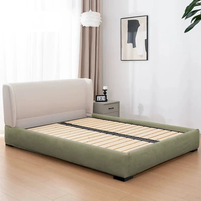 Custom Inset Bed Frame Cover