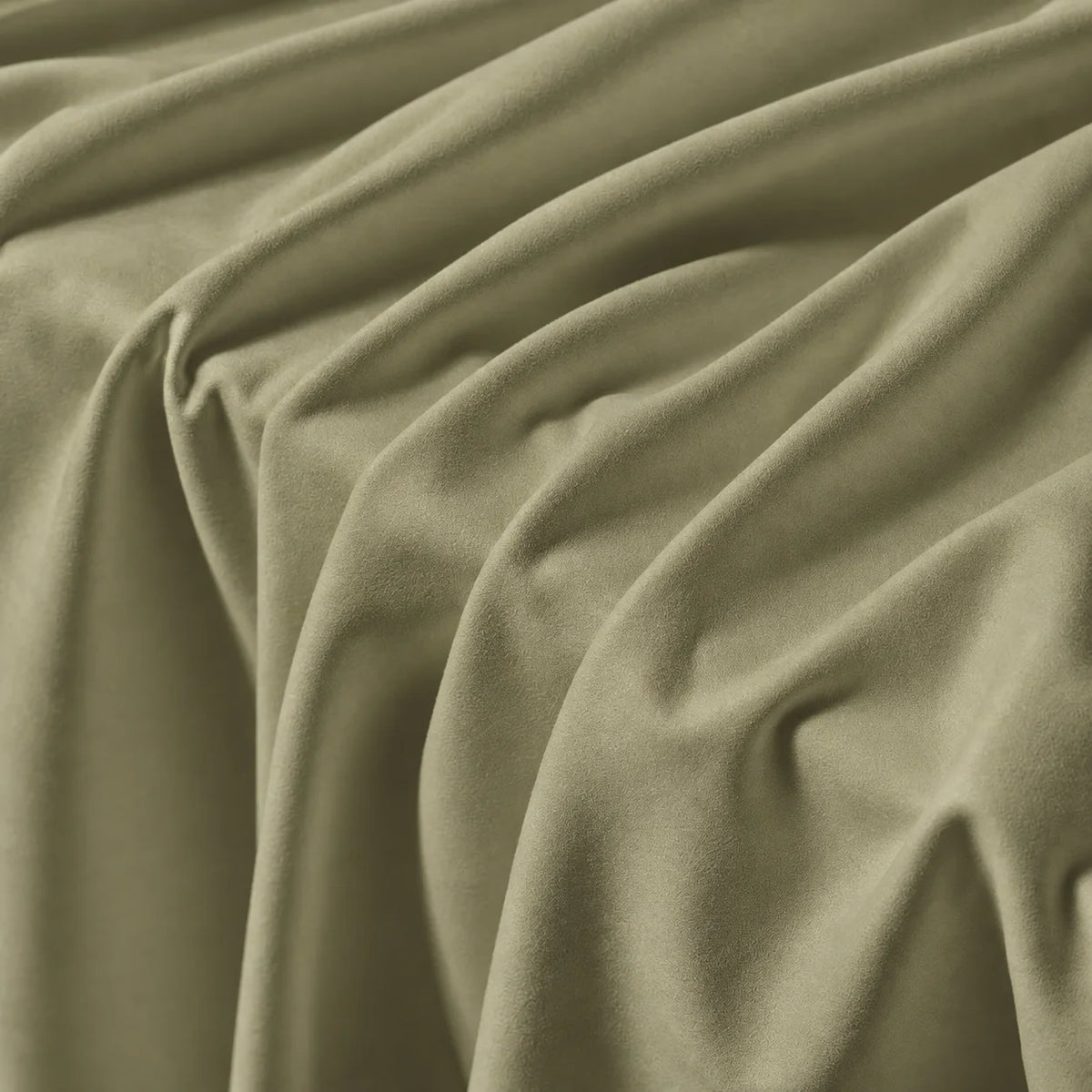 Tea Green · Stretch-Fit Inset Bed Frame Cover · Elastic Bands + Back Elastic