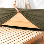 Tea Green · Stretch-Fit Bed Headboard Cover