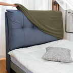 Tea Green · Stretch-Fit Bed Headboard Cover