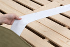 Tea Green · Stretch-Fit Inset Bed Frame Cover · Elastic Bands + Back Elastic