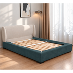 Teal · Stretch-Fit Bed Frame Cover