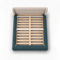 Teal · Stretch-Fit Bed Frame Cover