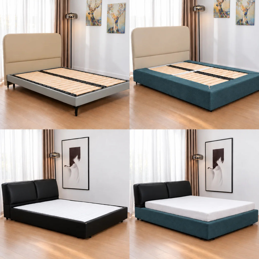 Teal · Stretch-Fit Bed Frame Cover