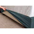 Teal · Stretch-Fit Bed Frame Cover