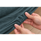 Teal · Stretch-Fit Bed Frame Cover